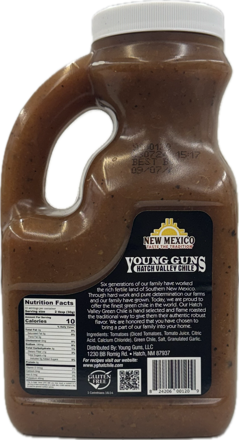 Young Guns Hatch Valley Medium Green Chile Salsa