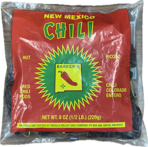 Dried Hatch Red Chile Pods