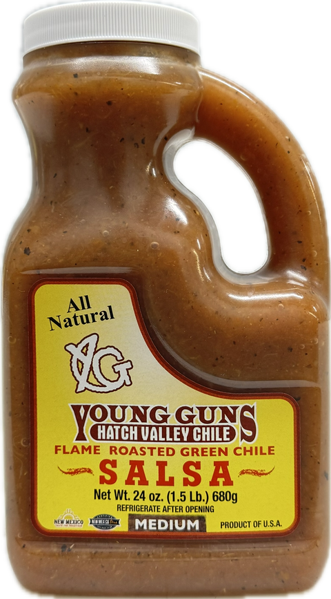 Young Guns Hatch Valley Medium Green Chile Salsa