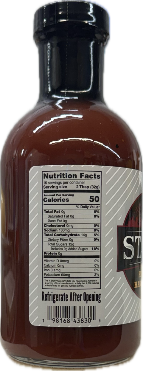 Stags Peach Habanero BBQ Sauce