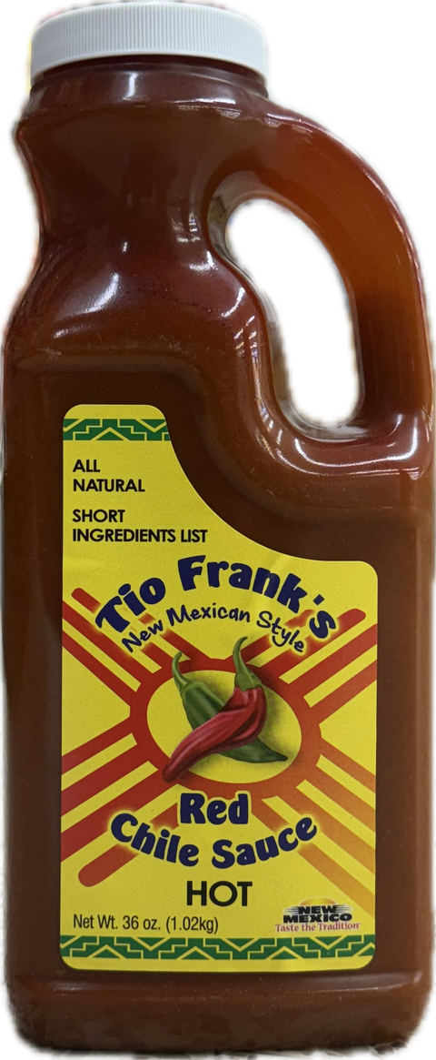 Tio Franks Red Chile Sauce Hot Big Jug 36oz