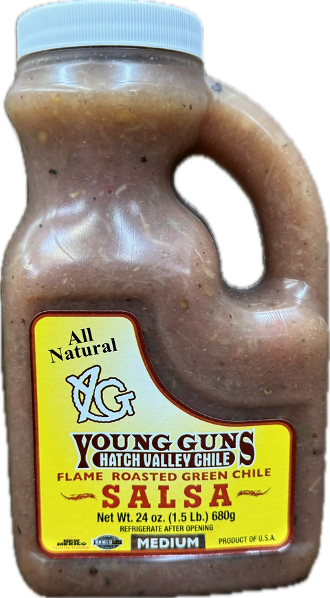 Young Guns Hatch Valley Medium Green Chile Salsa