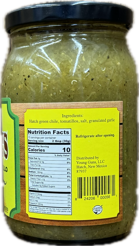 Young Guns Green Chile & Tomatillo Salsa