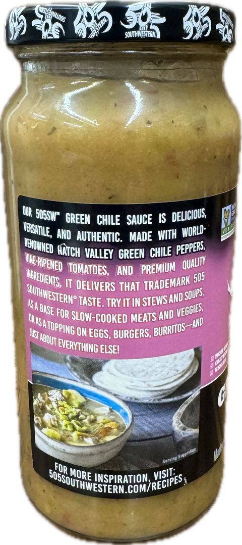 505 Brand Hatch Valley Green Chile Sauce