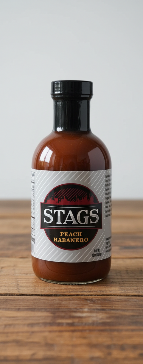 Stags Peach Habanero BBQ Sauce