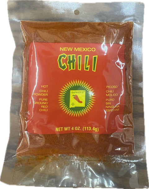 Barker's New Mexico Chili Powder 4 oz