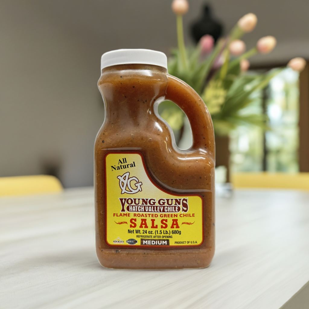 Young Guns Hatch Valley Medium Green Chile Salsa – S&S Supermarket