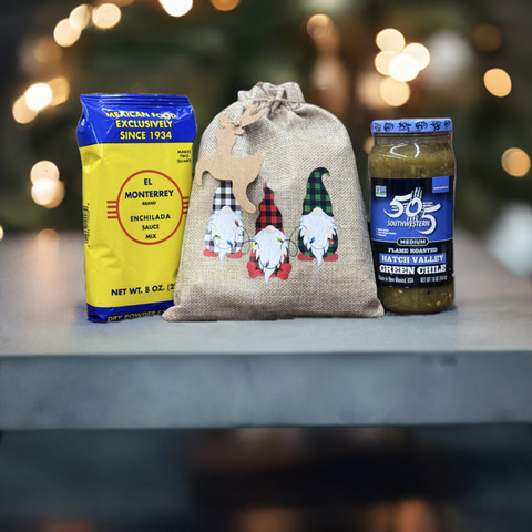 Holiday Gift Pack: El Monterrey Enchilada Sauce Mix + 505 Flame Roasted Green Chile (Medium Heat)